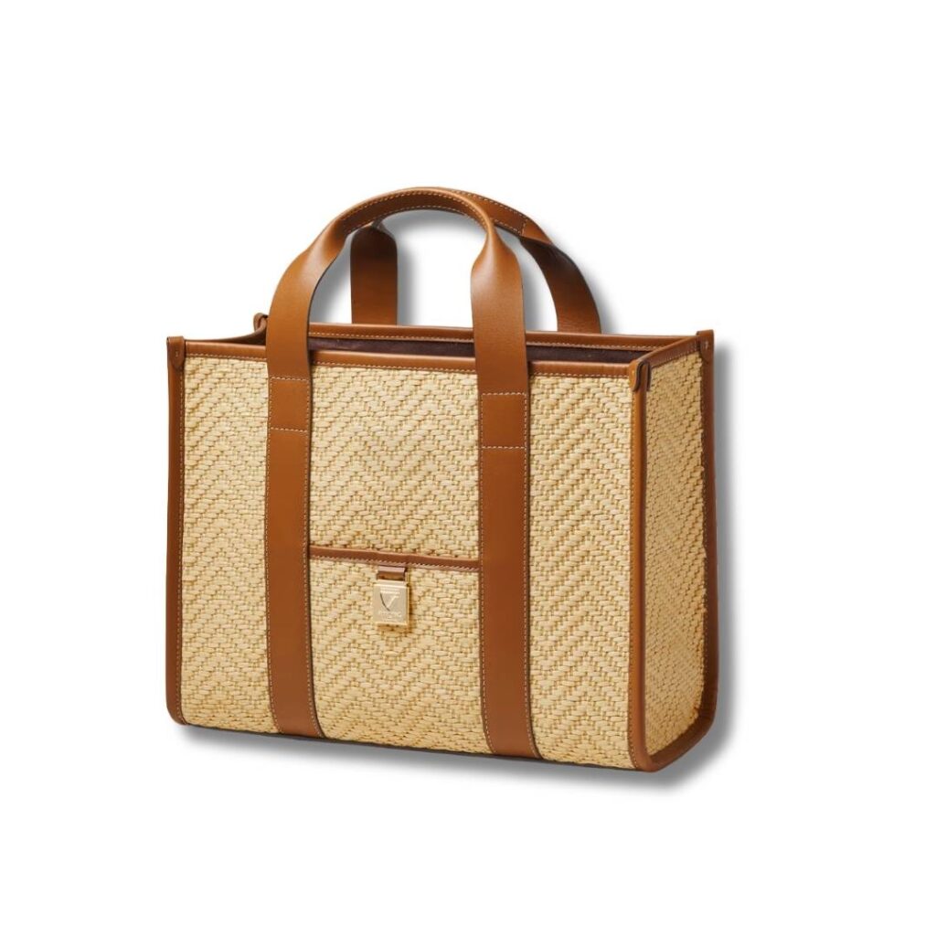 Aspinal Of London Raffia Tote