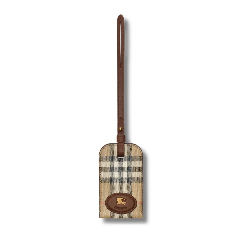 Burberry Check Luggage Tag