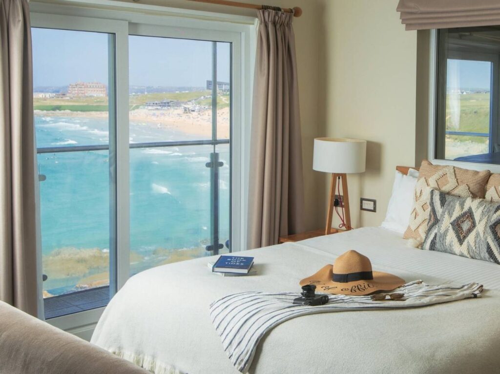 Fistral Beach Hotel sea view room