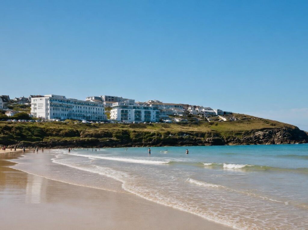 Fistral Beach Hotel with a view
