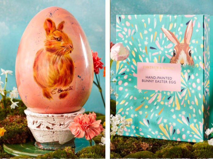 Hand-Painted Bunny Easter Fortnum and Mason
