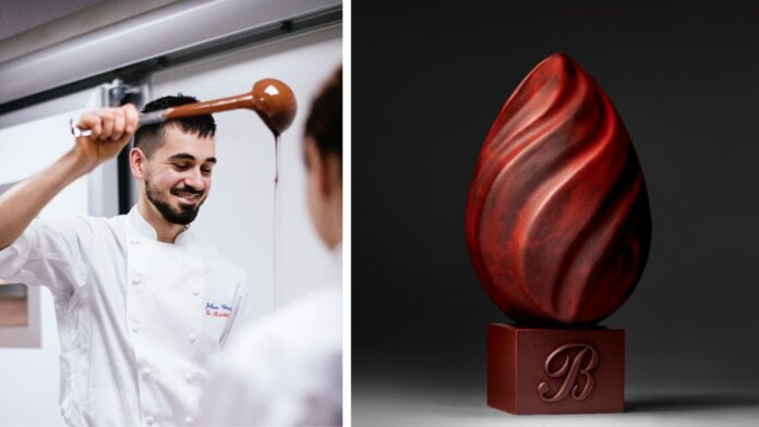 Hearts on Fire Easter Egg at Le Bristol Paris