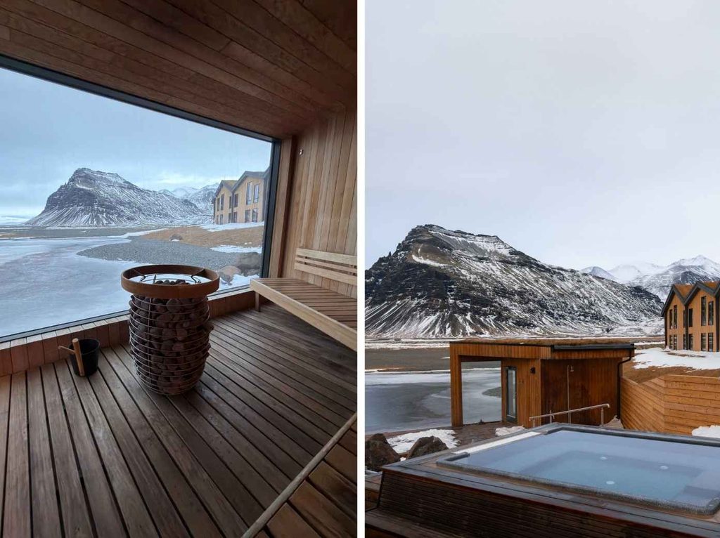Hotel Jökulsárlón hot tub