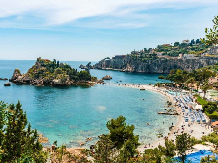 Isola Bella beach Taormina