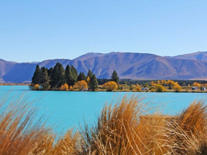 Lake Tekapo autumn