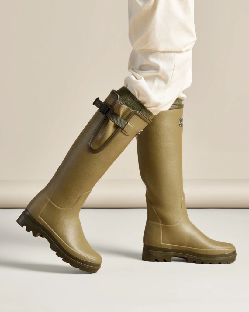 Lechameau Vierzonord Neoprene Lined Wellington Boots