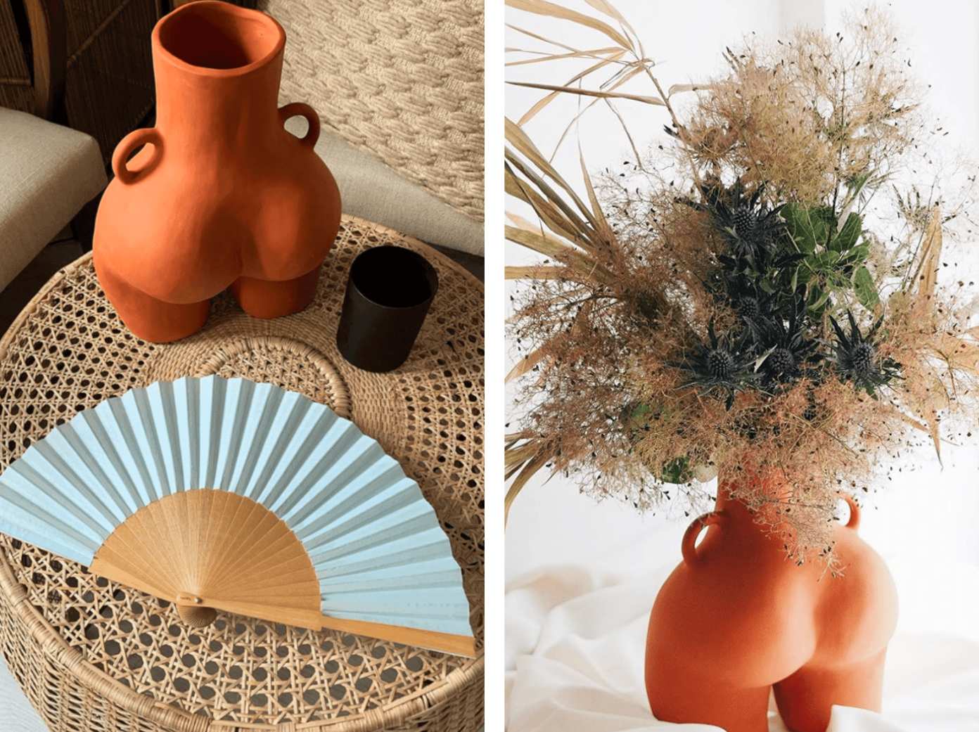 Love Handles Vase Terracotta : Anissa Kermiche