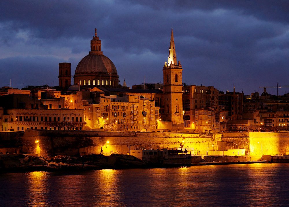 Malta at night