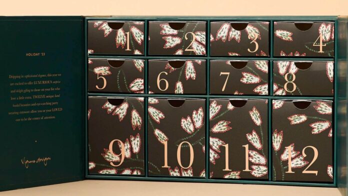 Mignonne Gavigan  Lux Jewelry Advent Calendar Box 