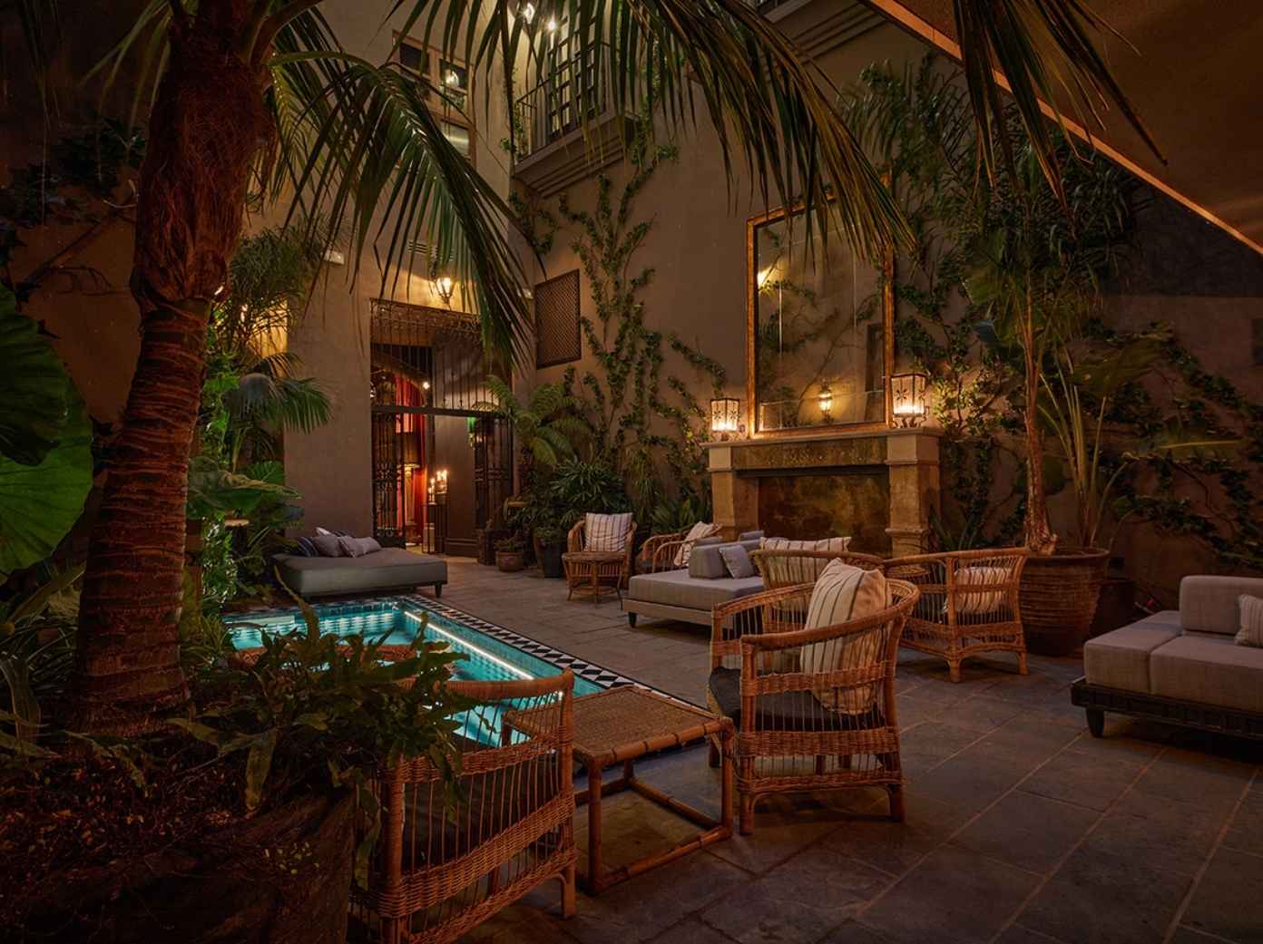 Palma Riad courtyard