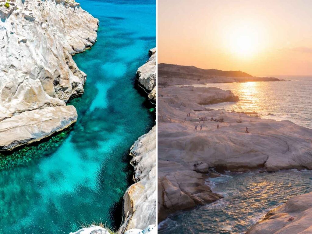 Sarakiniko Beach milos greece