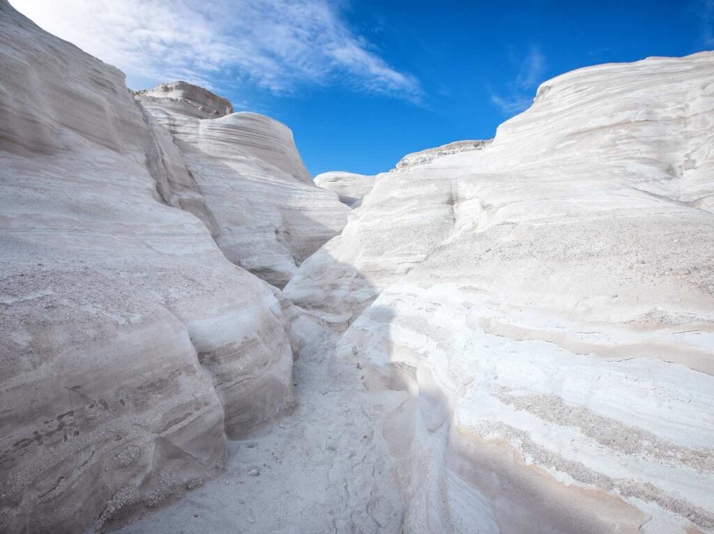 Sarakiniko Beach milos greece