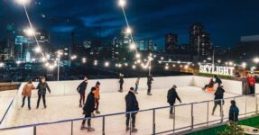 EUROPE’S ONLY ROOFTOP ICE SKATING RINK : TOBACCO DOCK