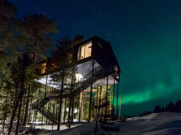 Treehotel northern lights