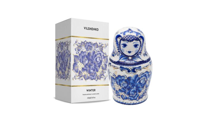 Vilshenko Winter Doll Candle