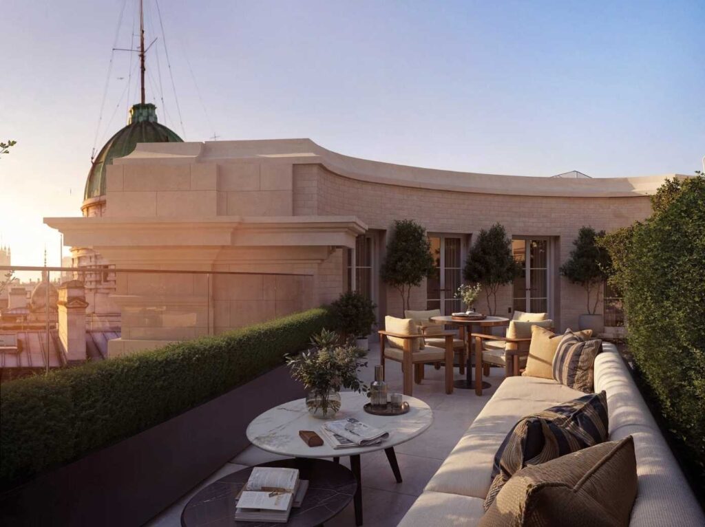 Waldorf Astoria London Admiralty Arch rooftop