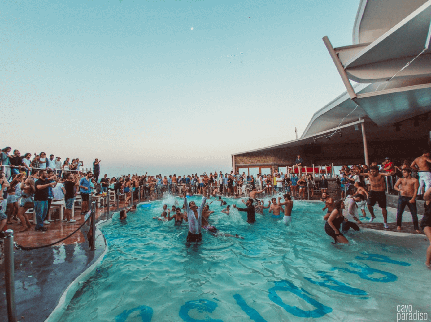 best beach clubs in mykonos Cavo Paradiso