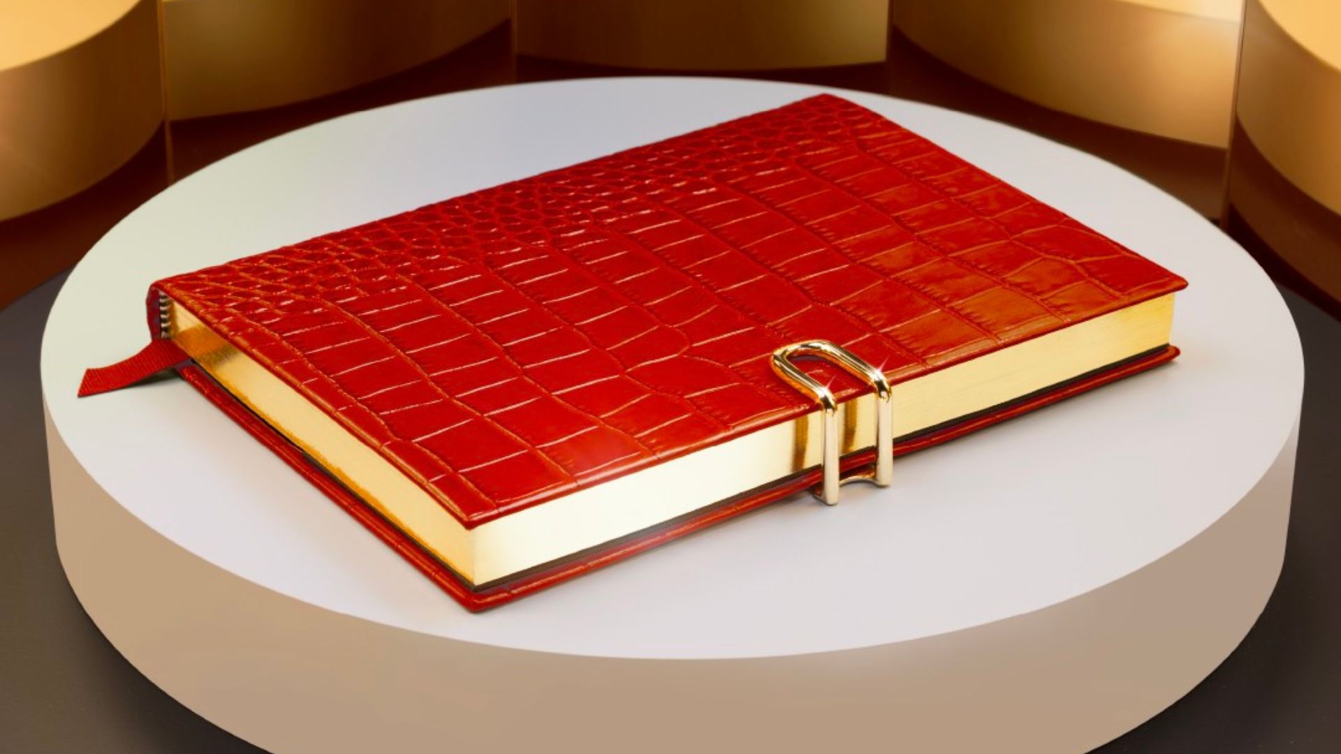 Hardcover luxury decor journal