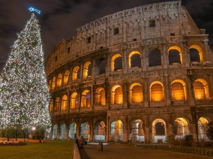 christmas in rome italy