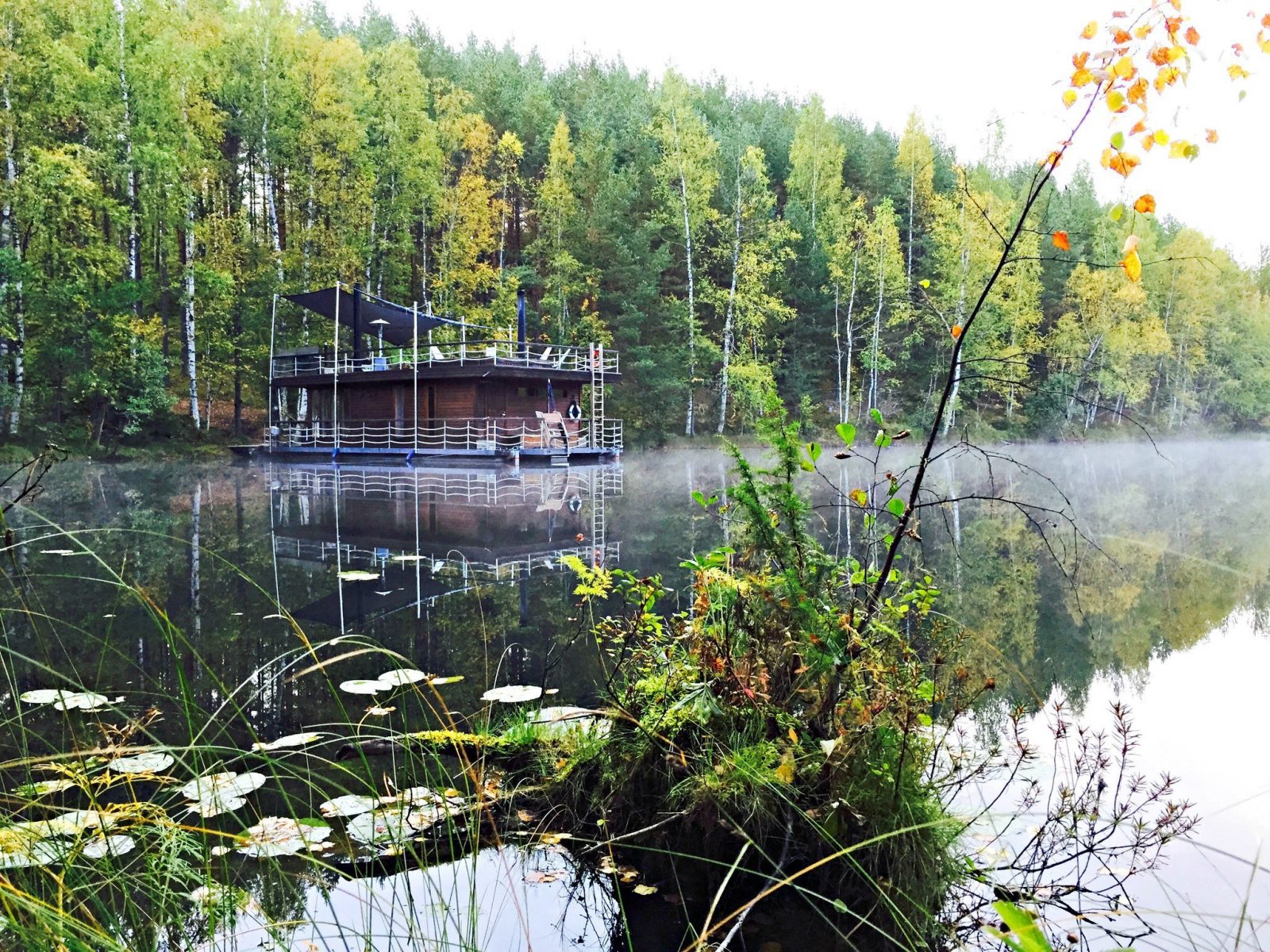 floating sauna in finland