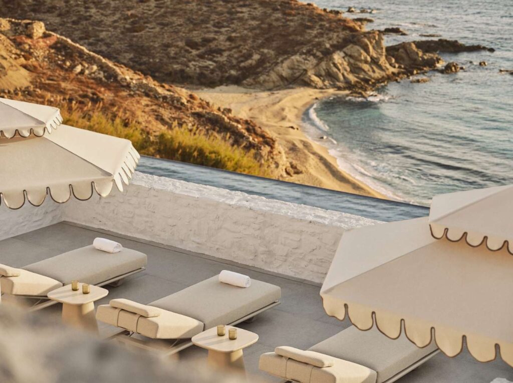four seasons mykonos pool
