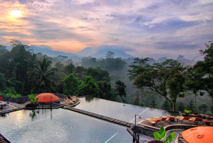 hotels in a coffee plantation MesaStila Resort Java