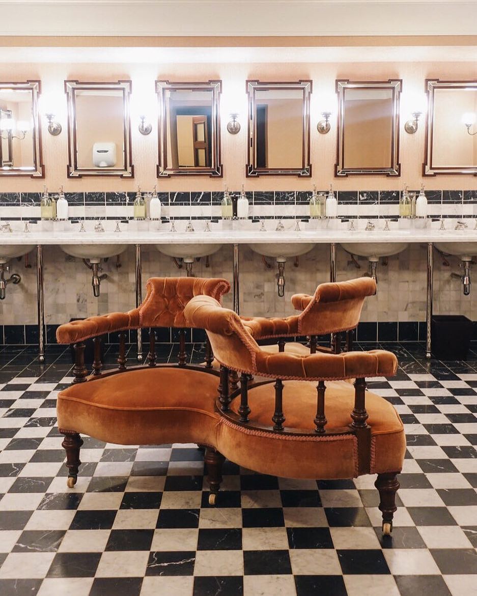 most instagrammable bathrooms in london the ned 