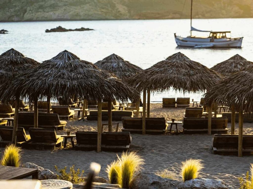 mykonos beach club Alemagou