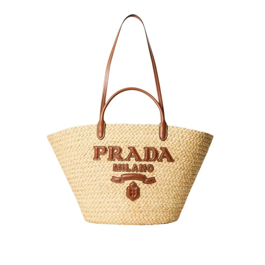 prada raffia bag 1 1