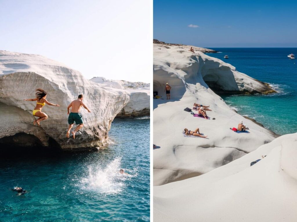 sarakiniko beach milos greece 3